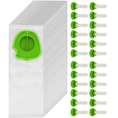 Image of SPARES2GO Microfibre Dust Bags for Gtech Pro K9 ATF303 Vacuum Cleaner (20 + 24 Scented Cartridges)