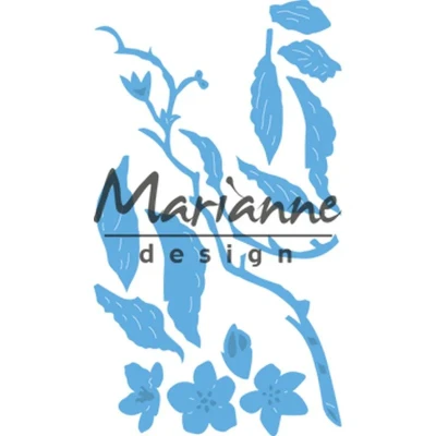 Image of Marianne Design MDLR0512 Creatables Petra&#039;s Apple Blossom Die, Metal, Blue, 15 x 11 0.2 cm