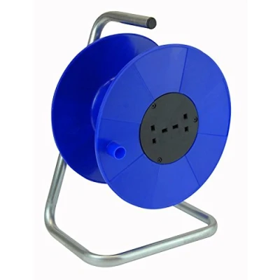 Image of PRO ELEC 8060 240V Empty Cable Reel, Twin 13A Sockets