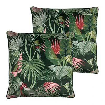 Image of furn. Amazon Creatures Cushions (Twin Pack) Green One Size