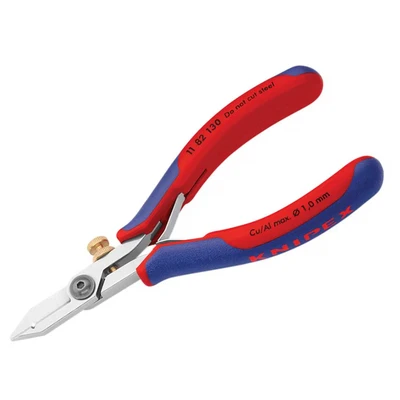 Image of Knipex Electronics Wire Stripping Shears with multi component grips 140 mm 11 82 130
