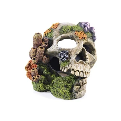 Image of CLASSIC Polyresin Skull Aquarium Ornament 20cm