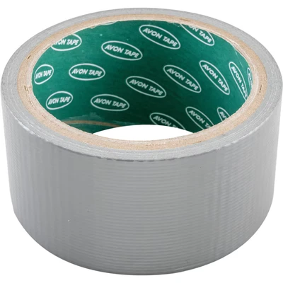 Image of Avon Silver Polyethylene Cloth Tape 50mm x 10m