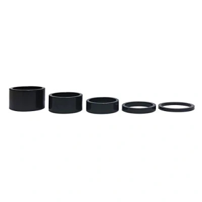 Image of Cervus 5PCS New Quality Alloy Black Headset Spacers 1 1/8&quot; 3mm, 5mm, 10mm, 15mm, 20mm