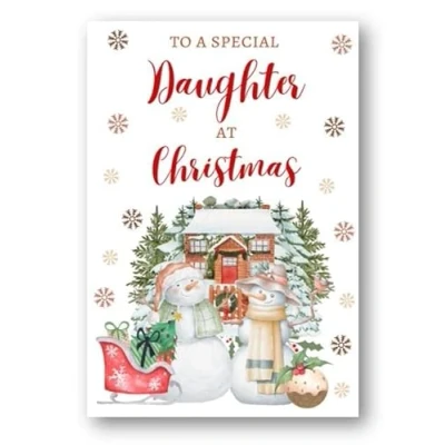 Image of Second Ave Daughter Christmas Snowmen Winter Xmas Holiday Festive Greetings Card