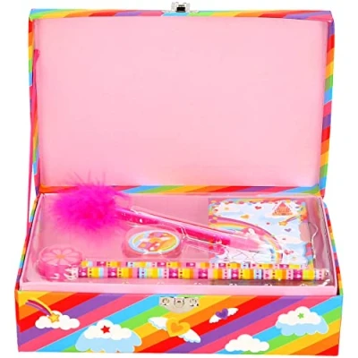 Image of A to Z 37370 Unicorn Stationery Set in Storage Box