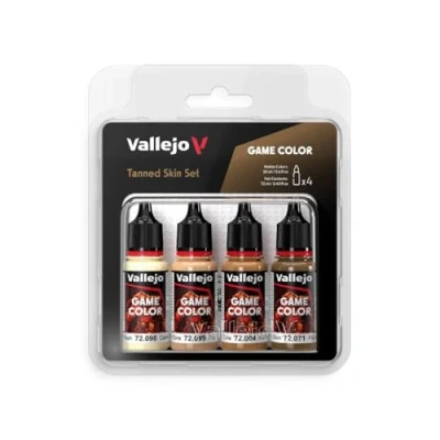 Image of Vallejo AV Game Color Set Tanned Skin Colors (x4)