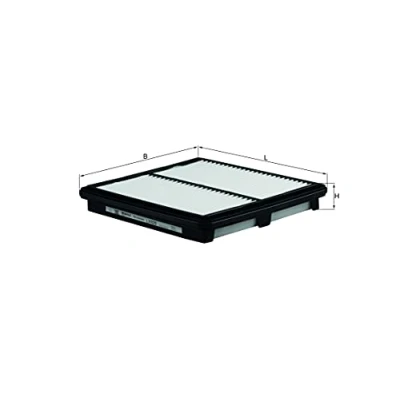 Image of 96351225 Air Filter MAHLE ORIGINAL LX 828 34,0mm 222mm 255,0mm Insert