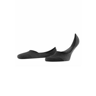 Image of FALKE Men&#039;s Invisible Step Medium Cut M IN Cotton No Show Plain 1 Pair Liner Socks, Black (Black 3000) new eco friendly, 5.5 6.5