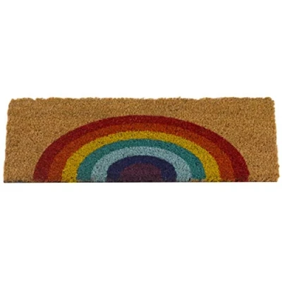 Image of Smart Garden Rainbow Multi Colour Doormat Coir Mix Match Easy Change Mat Insert