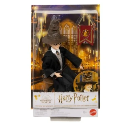 Image of Mattel Harry Potter Toys, with the Sorting Hat Doll Clothes and Accessories, 12 Inch Potter, HND78