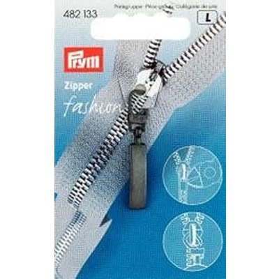 Image of Prym Fashion Zipper pullers metal black, Fabric, Classic, schwarz, 1 Stück