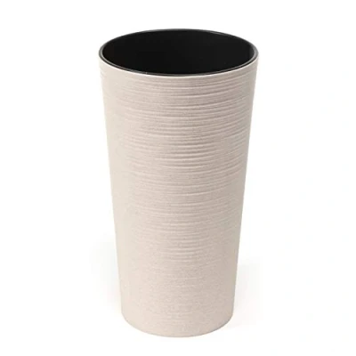 Image of Eco Flowerpot Herb Plant Flower pot Lilia Windowsill Holder Balcony Garden Container Bucket Home Decor Mix! Match! Play! (White)