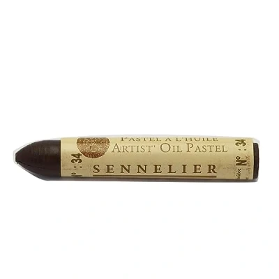 Image of Oil Pastel Burnt Umber