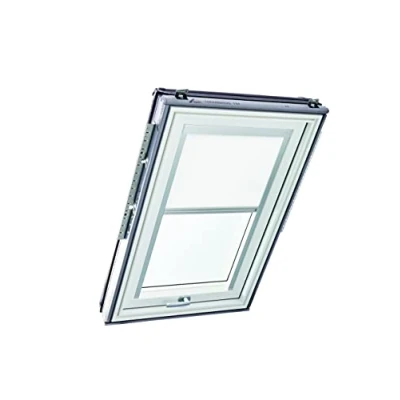 Image of Original Roto Roller Blind Exclusive ZRE Daylight For Roof Windows Guide Rail Silver Series Designo R6/R8, i8 and Classic 64/84 Size 074/118 07/11 Colour White