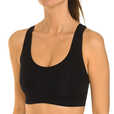 Image of Intimidea Womens Comfort sports bra with shaping effect 110590 women Black Size 2XL