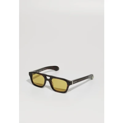 Image of Alexander Mcqueen Unisex Sunglasses, Size: 52, Havana/yellow