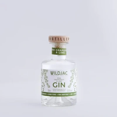 Image of Wildjac Pink Grapefruit &amp; Lime Gin 20cl 37.5% abv