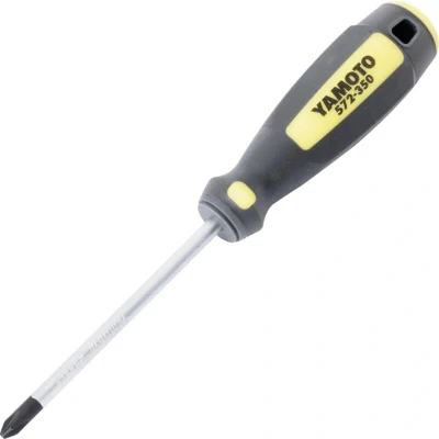 Image of Yamoto Tri line Phillips Screwdriver, No.2 Tip, 100mm Blade