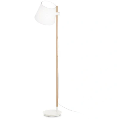 Image of Axel Floor Lamp With Tapered Shade White