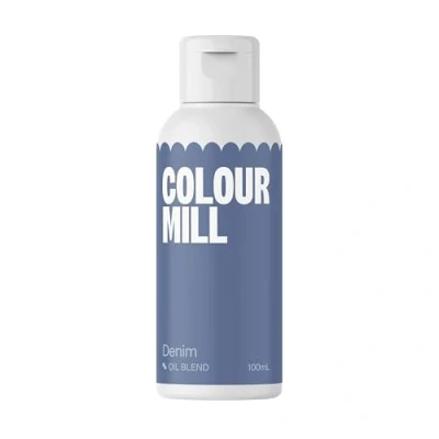 Image of Colour Mill Denim Next Generation Oil Based Food Colouring for Baking, Decorating, Icing and Cooking Dye DIY Slime Crafts 100 ml 100ml