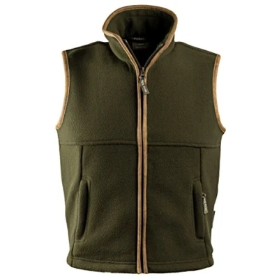 Image of JACK PYKE Junior Kids Countryman Thermal Fleece Gilet Dark Olive Size 7 8 Years