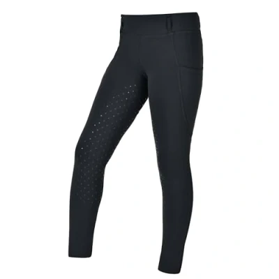 Image of Dublin Kids Thermal Riding Tights, Black, Childs 10/24&quot;