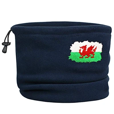 Image of Wales Flag Super Soft Toggle Snood (Navy)