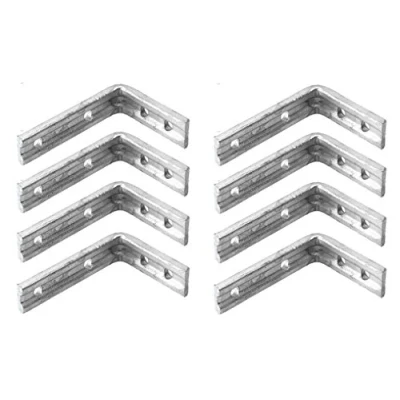 Image of Heavy Duty Galvanised Shelf Bracket 8 Pack 10x8&quot; / 250x200mm