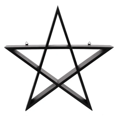Image of Something Different Pentagram Wall Art Shelf