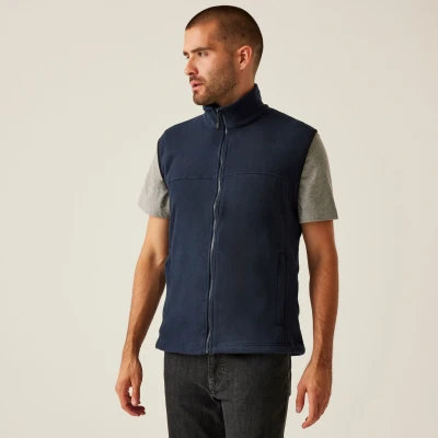 Image of Regatta Professional Men&#039;s Quick Drying Haber II Fleece Bodywarmer Dark Navy, Size: Xxl