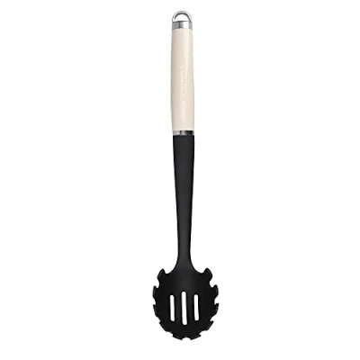 Image of KitchenAid Spaghetti Spoon Core Almond White 34 cm