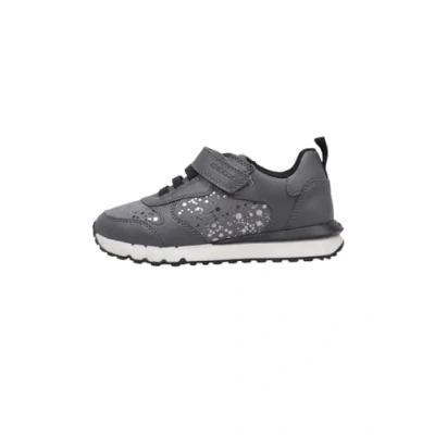 Image of Geox J FASTICS Girl B Sneaker, Gray, 5 UK Child