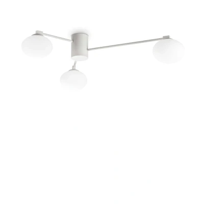 Image of Hermes 3 Light 90cm Globe Ceiling White
