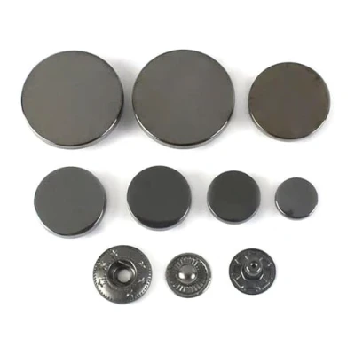 Image of 20sets Metal Press Stud Sewing Buttons Clothes Fasteners Snap Button Accessories for Coat Decorative Clasp Leather Craft, 15mm