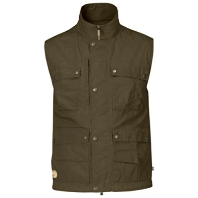 Image of Fjallraven Men Reporter Lite Vest Dark Olive, X Large, F81280