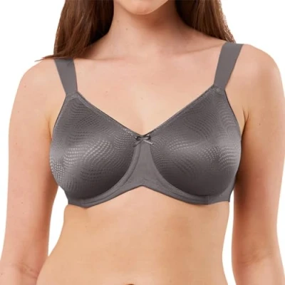 Image of Triumph Women&#039;s Essential Minimizer T W X Bra, Pigeon Grey, 36C