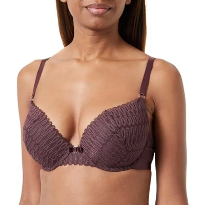 Image of Triumph Women&#039;s Aura Spotlight Conscious WHU Bra, Merlot, 34DD