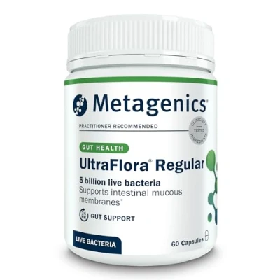Image of Metagenics Bactiol Regular High Strength Bifidobacterium Lactis HN019 Probiotic Supports Gut Health, 60 Capsules
