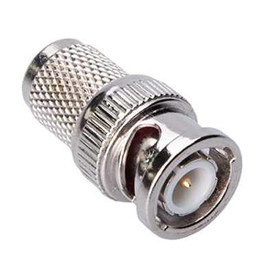 Image of Keple BNC CCTV Plug Adapter RG59/ RG62 Coaxial Connector Cable Install SDI Adaptor With Brass Pin and holding Screw for Surveillance Security Camera DVI DAB CB Radio Antenna Coax Male Jack