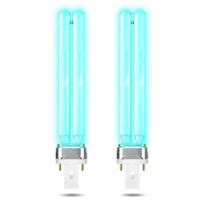 Image of BrightArk 9W G23 PLS Replacement uv Bulb 2Pack Bulbs Lamp Ultraviolet Steriliser Light for Pond UVC Clarifiers and Filters