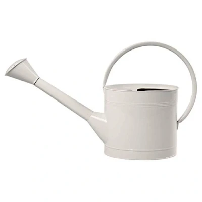 Image of Burgon &amp; Ball Waterfall Watering Can, 5 Litre Capacity, Stone Grey