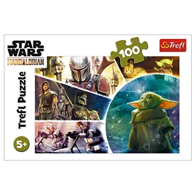 Image of Trefl 16413 Baby Yoda, Star Wars 100 pieces, for children aged 5 and over Jigsaw Puzzle
