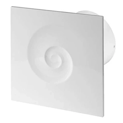 Image of Awenta 100mm Standard VORTEX Extractor Fan White ABS Front Panel Wall Ceiling Ventilation