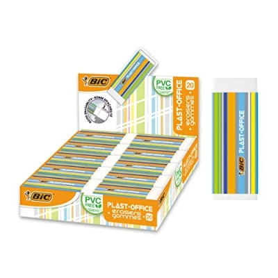 Image of BIC Radierer Plast â“ Plastic, Display Box of 20)