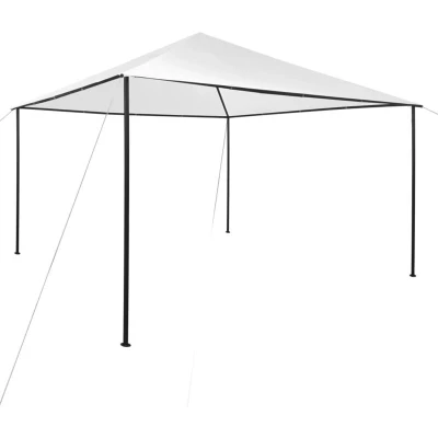 Image of vidaXL Gazebo 4x4x3 m White 180 g/m²