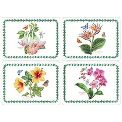 Image of Portmeirion Home &amp; Gifts Exotic Botanic Garden Placemats S/4 (m), Multi Colour
