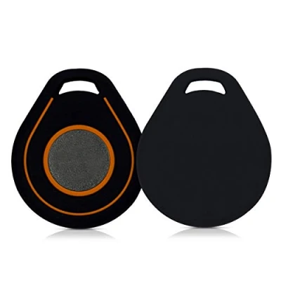 Image of kwmobile Silicone Cover Compatible with Harley Davidson Motorcycle Key Protective Soft Case Skin Protector for Remote Fob Black/Orange