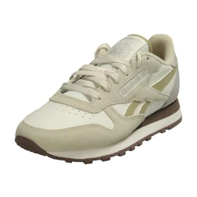 Image of Reebok CLASSIC LEATHER women&#039;s Shoes (Trainers) in Grey