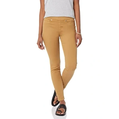 Image of Amazon Essentials Women&#039;s Mid Rise Stretch Pull On Jeggings (Available in Plus Size), Light Camel, 22 Long